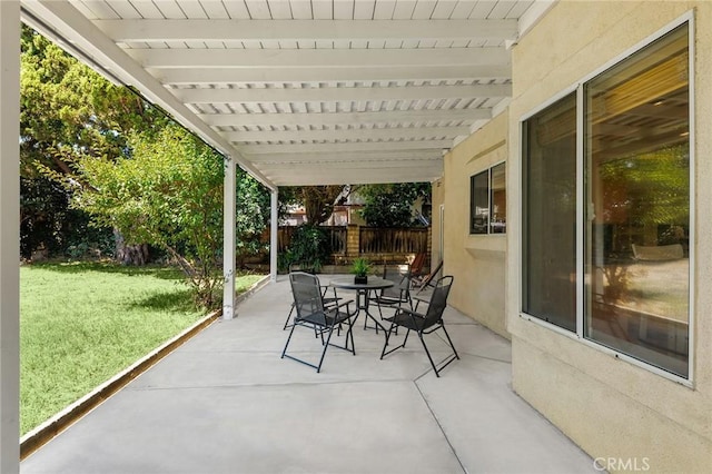 view of patio