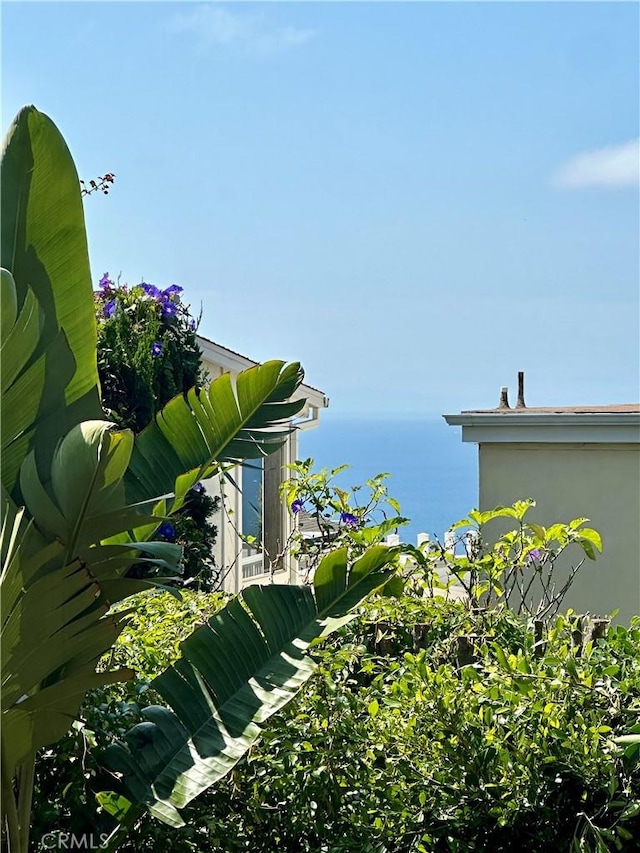 view of water feature