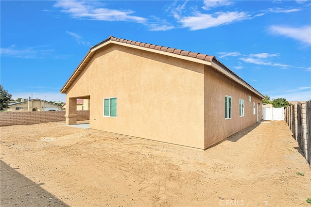 view of home's exterior