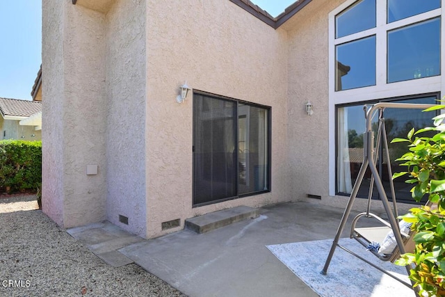 exterior space featuring a patio area