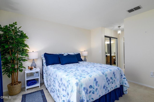 bedroom featuring carpet floors