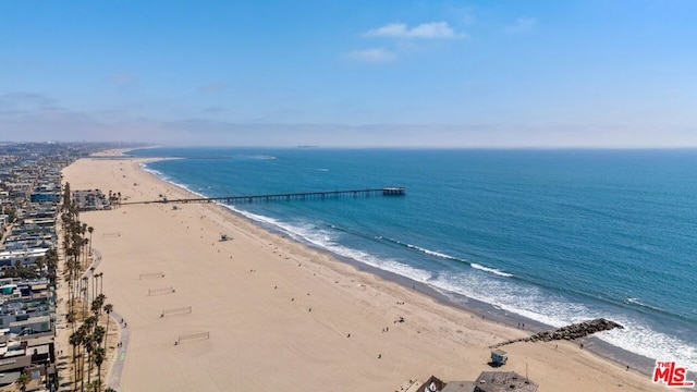 water view with a beach view