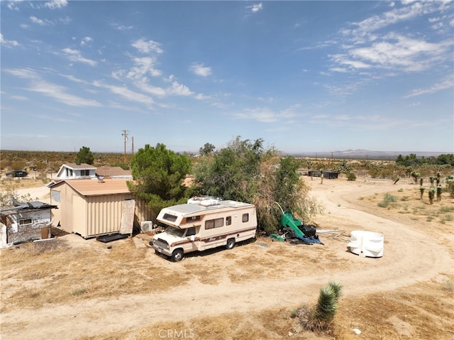 drone / aerial view featuring a rural view