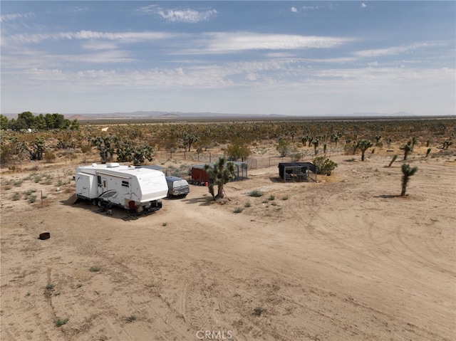 drone / aerial view featuring a rural view