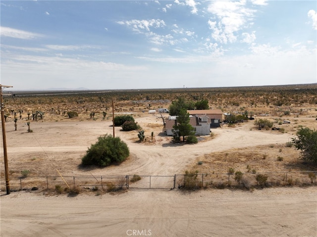 bird's eye view with a rural view