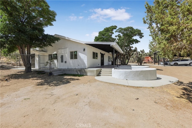 view of front of home