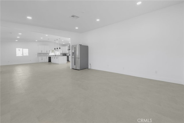 view of unfurnished living room