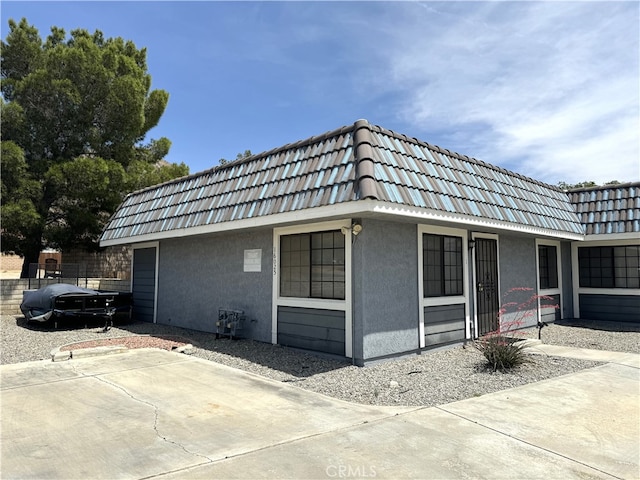 view of side of property