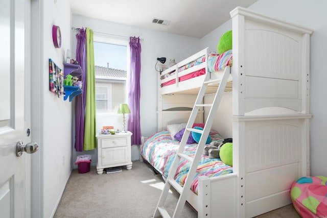 bedroom with carpet floors