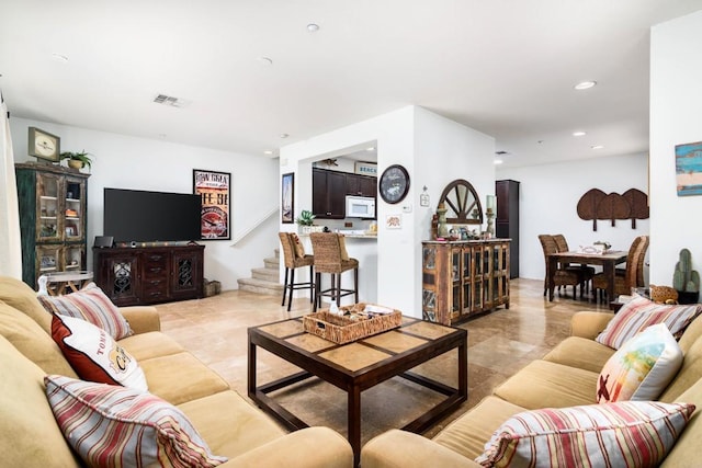 view of living room