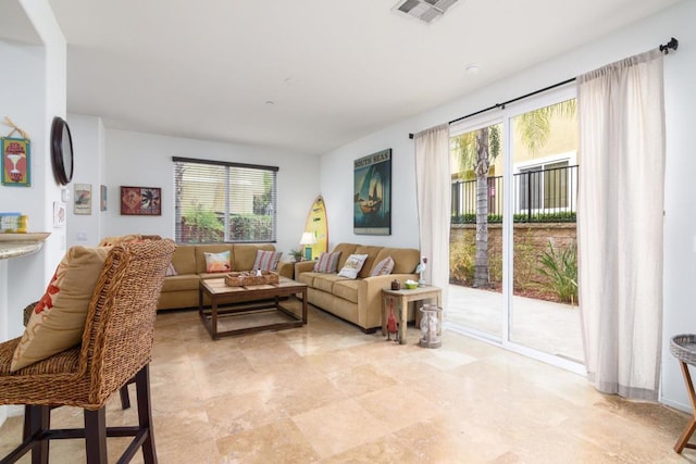 view of living room