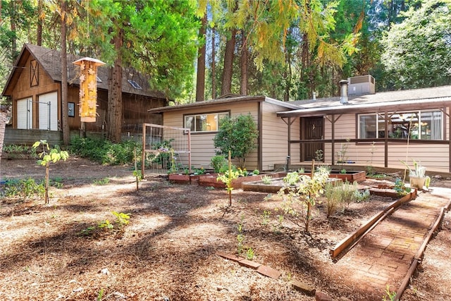 view of rear view of property