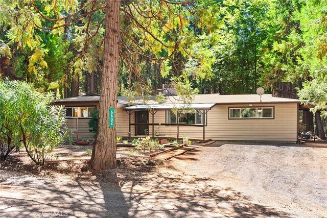view of ranch-style house