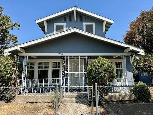 bungalow with a porch