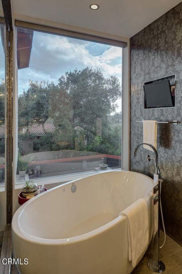 bathroom with a bathtub