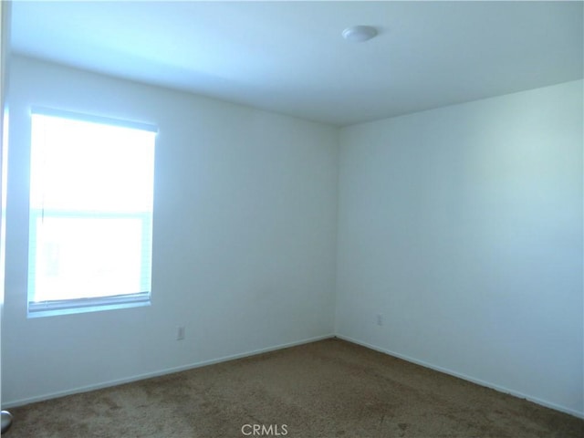 empty room with carpet floors