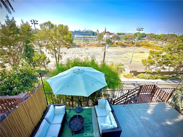 exterior space with grilling area