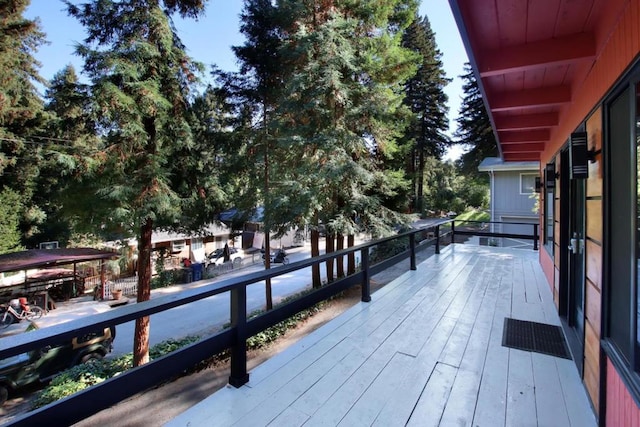 view of deck