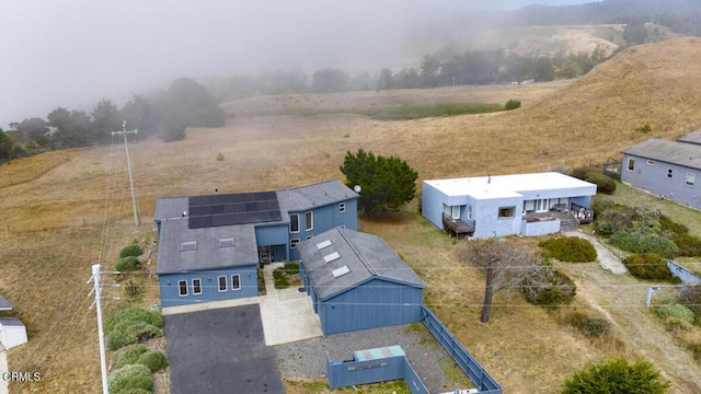 bird's eye view featuring a rural view