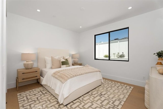 32531 Azores Rd, Dana Point, CA 92629 - bedroom featuring light wood-type flooring, recessed lighting, and baseboards