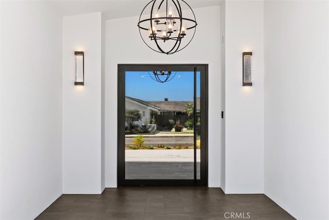 32531 Azores Rd, Dana Point, CA 92629 - doorway to outside with a chandelier