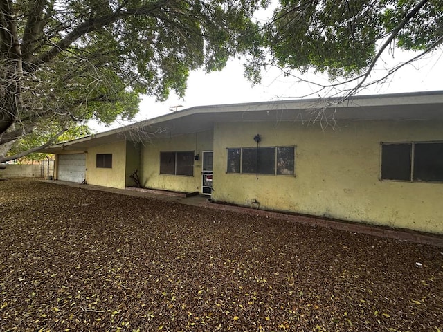 view of rear view of property