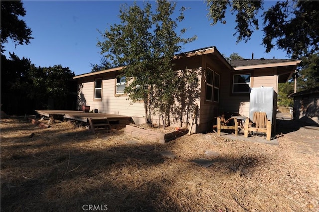 view of back of property