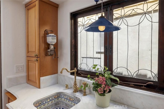 bathroom featuring a healthy amount of sunlight and sink