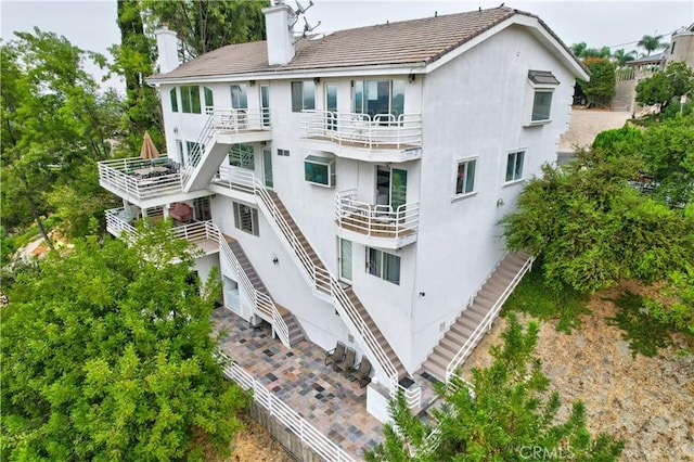 view of rear view of property