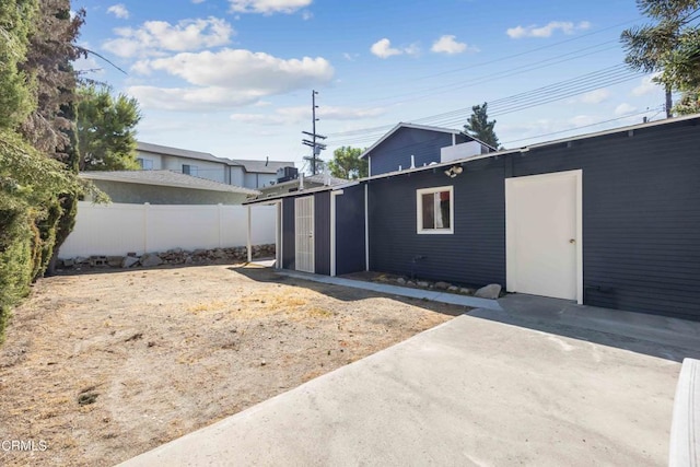 exterior space featuring a patio