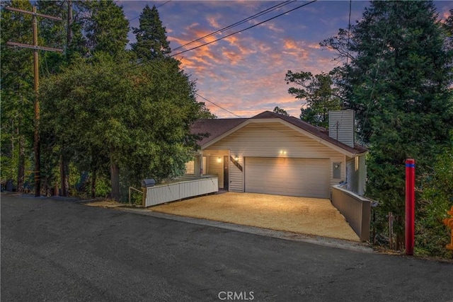 view of front of property