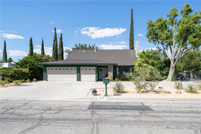 ranch-style house with a garage