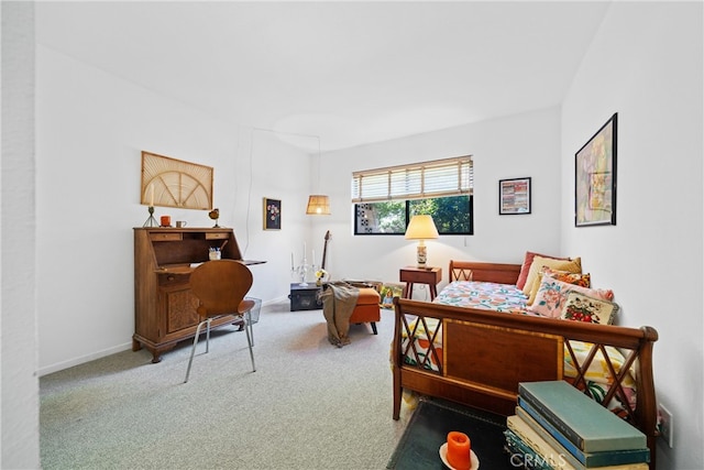 bedroom featuring carpet floors