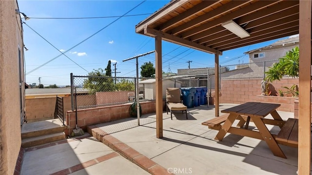 view of patio