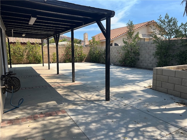 view of patio