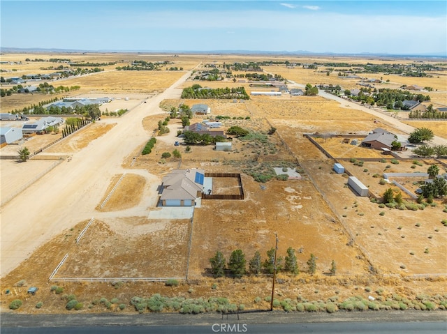 bird's eye view featuring a rural view