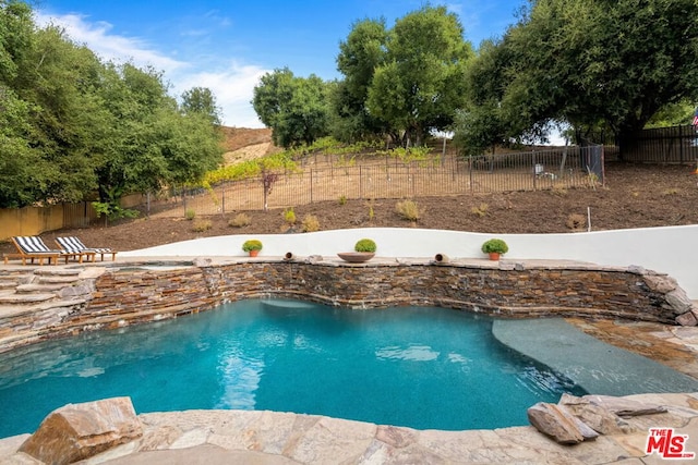 view of swimming pool