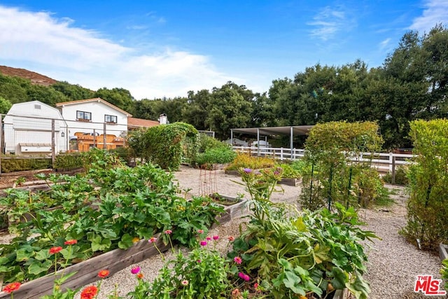 view of yard featuring a mountain view