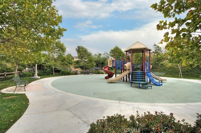 view of play area