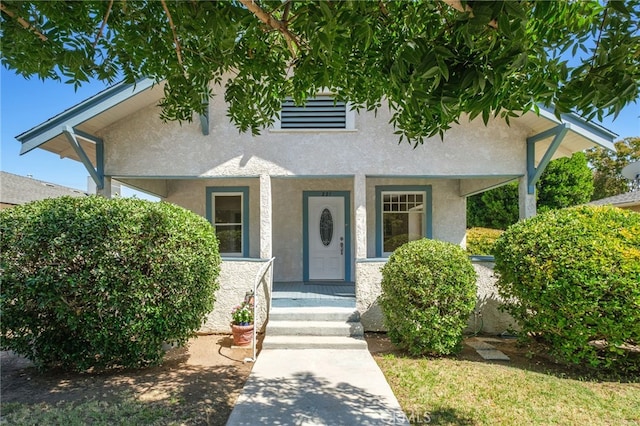 view of front of home