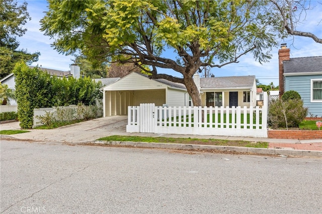 view of front of home