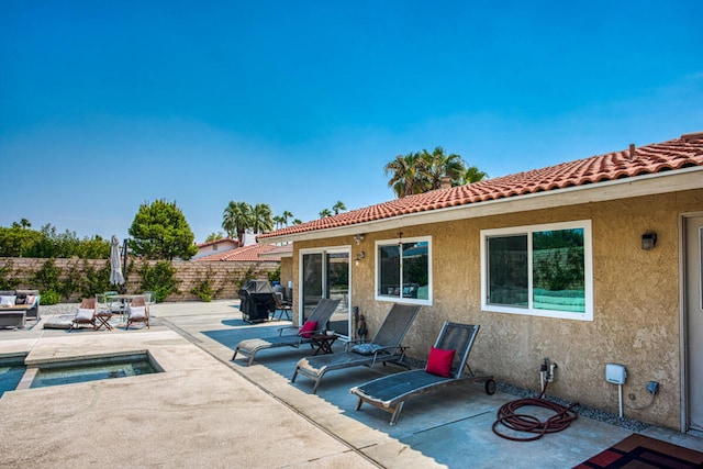 exterior space featuring a patio