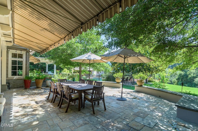 view of patio