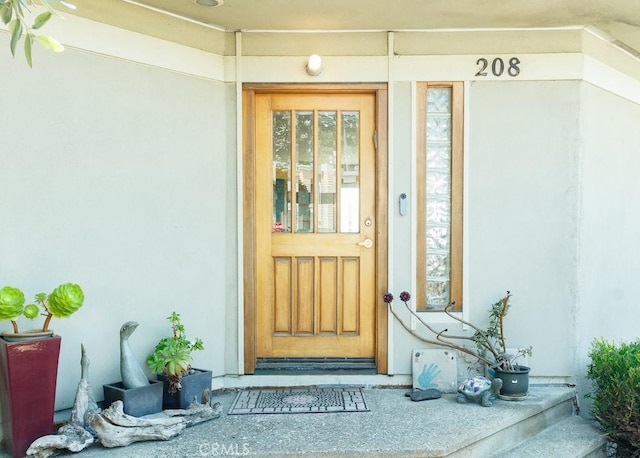 view of entrance to property