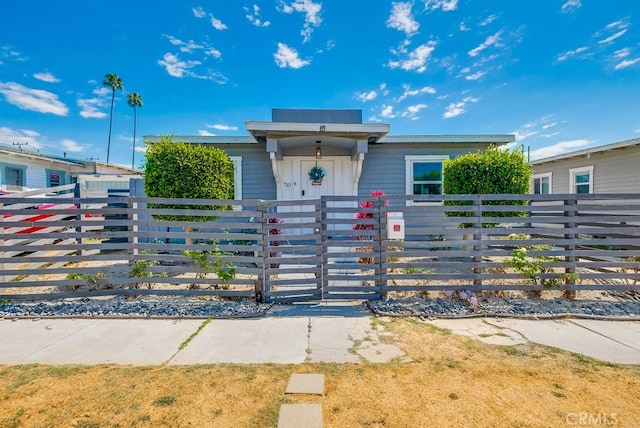 view of front of home