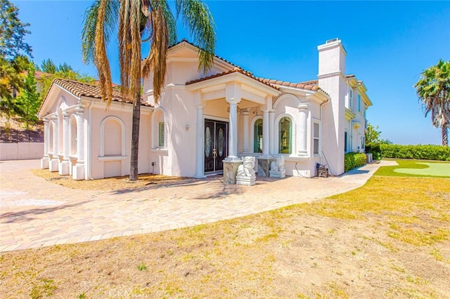 view of mediterranean / spanish house