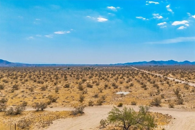 view of mountain feature