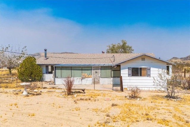 view of ranch-style home