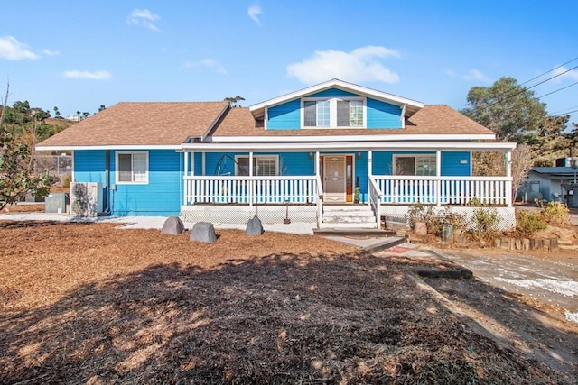 view of front of home with a porch