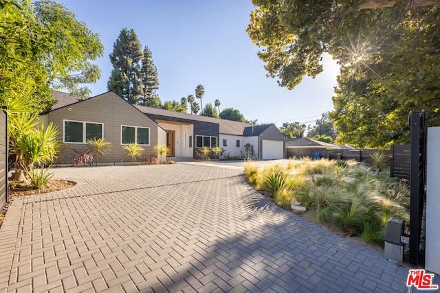 ranch-style house with a garage